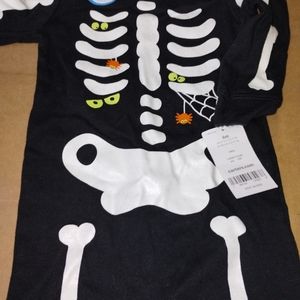 Black Skeleton onesies